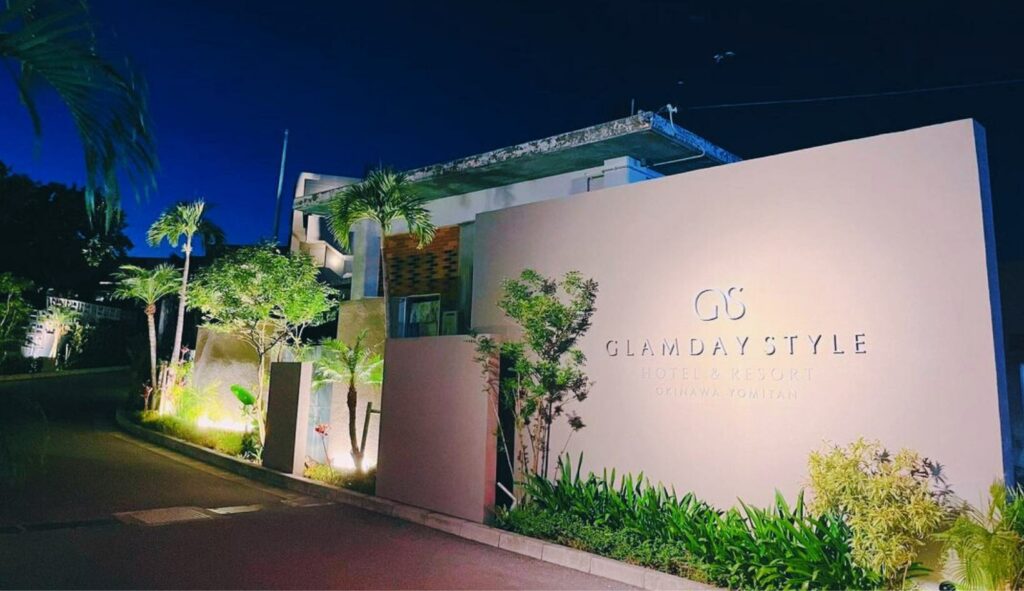 Glamday Style Hotel & Resort Okinawa Yomitan 飯店入口