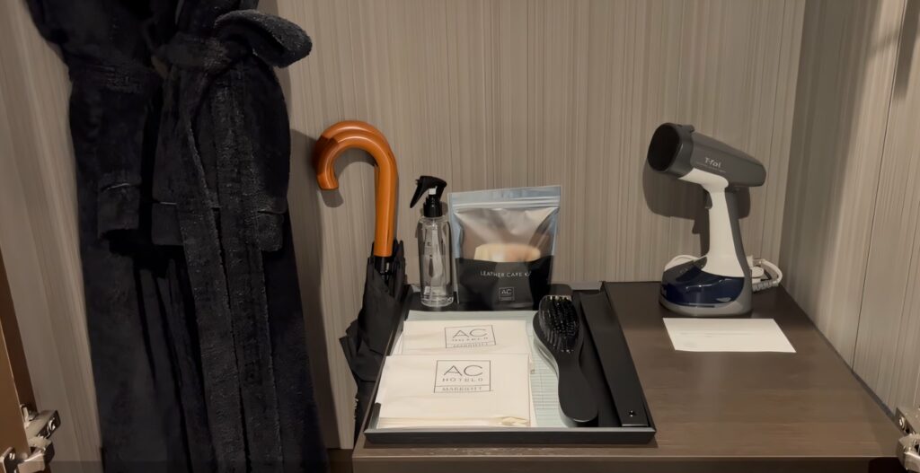 銀座AC Hotels 有附leather care kit 皮革清潔保養組