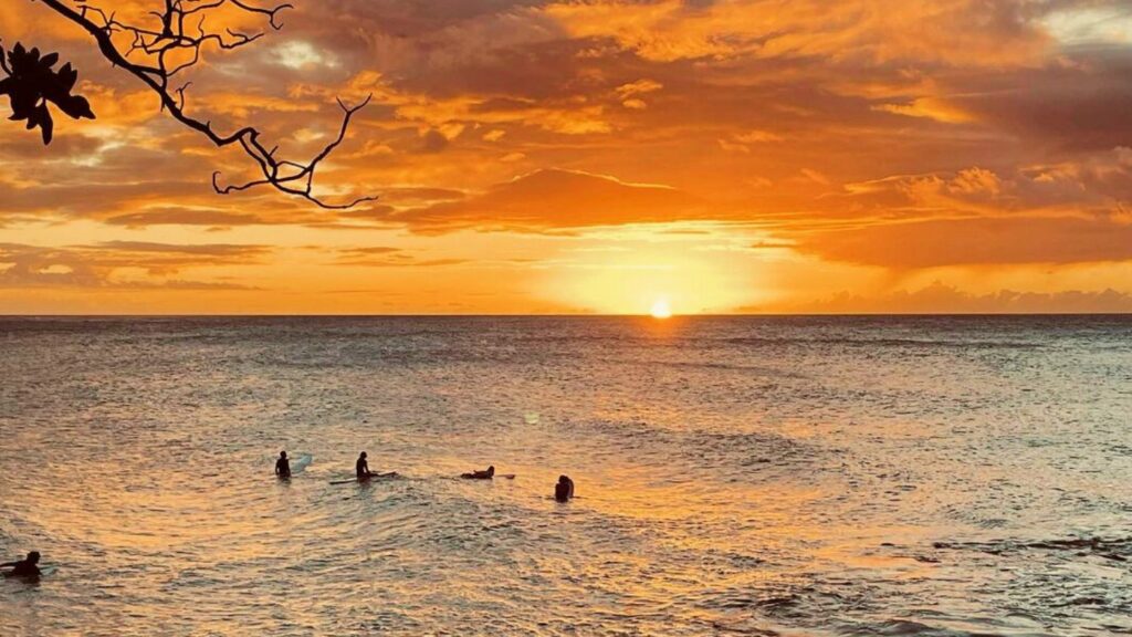 Turtle Bay Resort 夏威夷夕陽